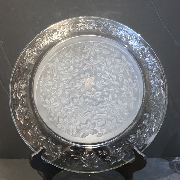 VNTG Princess House Crystal Fantasia collection Serving Platter #2 - Picture 3 of 3